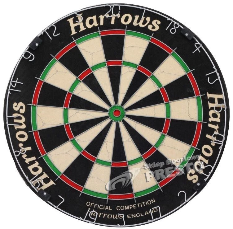 Harrows „Taikinys“ OFICIALIOS KONKURENCIJOS Šerių smiginio lenta E