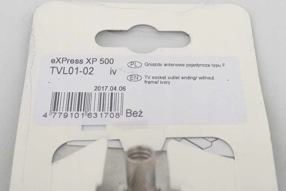 Antenos lizdas VILMA XP500, dramblio kaulo spalvos