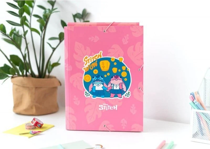 Disney Stitch - Aplankas / Segė su gumele A4 (24 x 34 cm)
