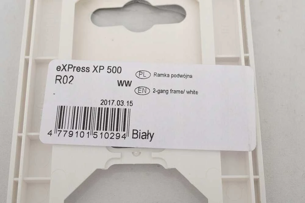 Rėmelis VILMA XP 500, 2 vietų, baltas