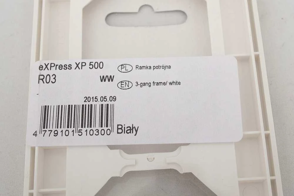 Rėmelis VILMA XP 500, 3 vietų, baltas