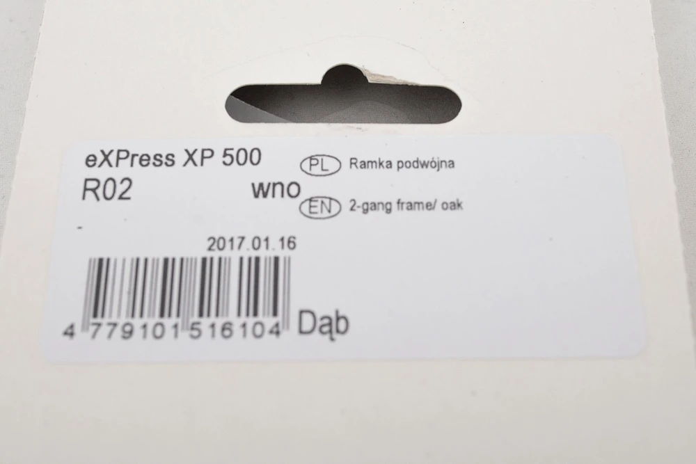 Dvivietis rėmelis VILMA XP500, ąžuolas