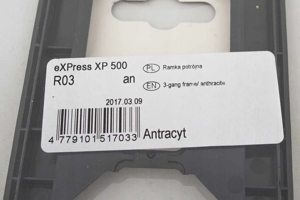 Rėmelis VILMA XP 500, 3 vietų, antracito spalvos