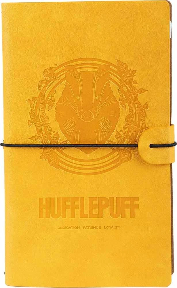 Harry Potter Haris Poteris - Hufflepuff odinis kelioninis užrašų knygutė 12x19.6cm (Geltona)