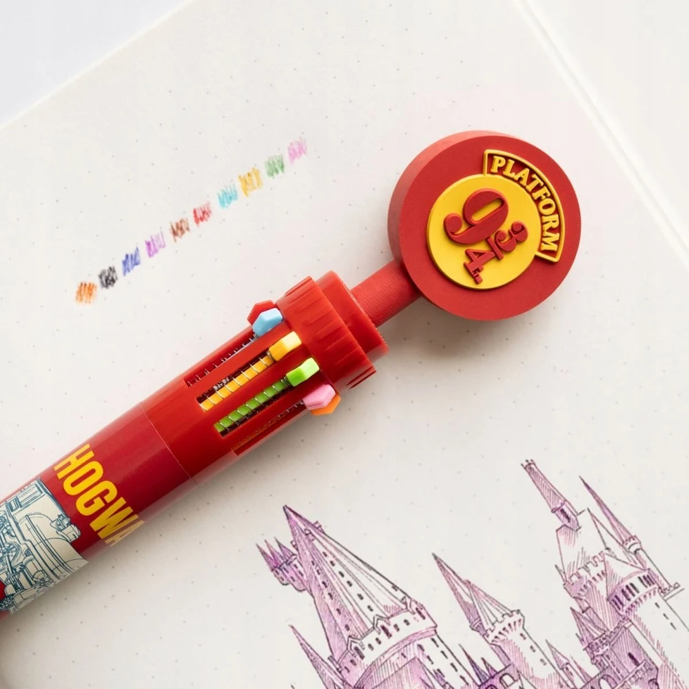 Harry Potter Haris Poteris - 10 spalvų 3D ištraukiama rašiklio platforma 9 3/4