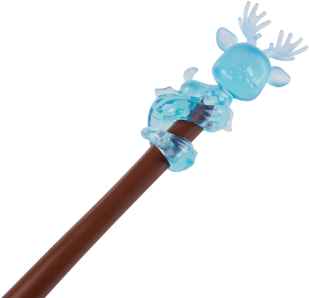 Harry Potter Hario Poterio stebuklinga lazdelė Patronus su mygtuku Lumos lazdelės šviesa 20 cm