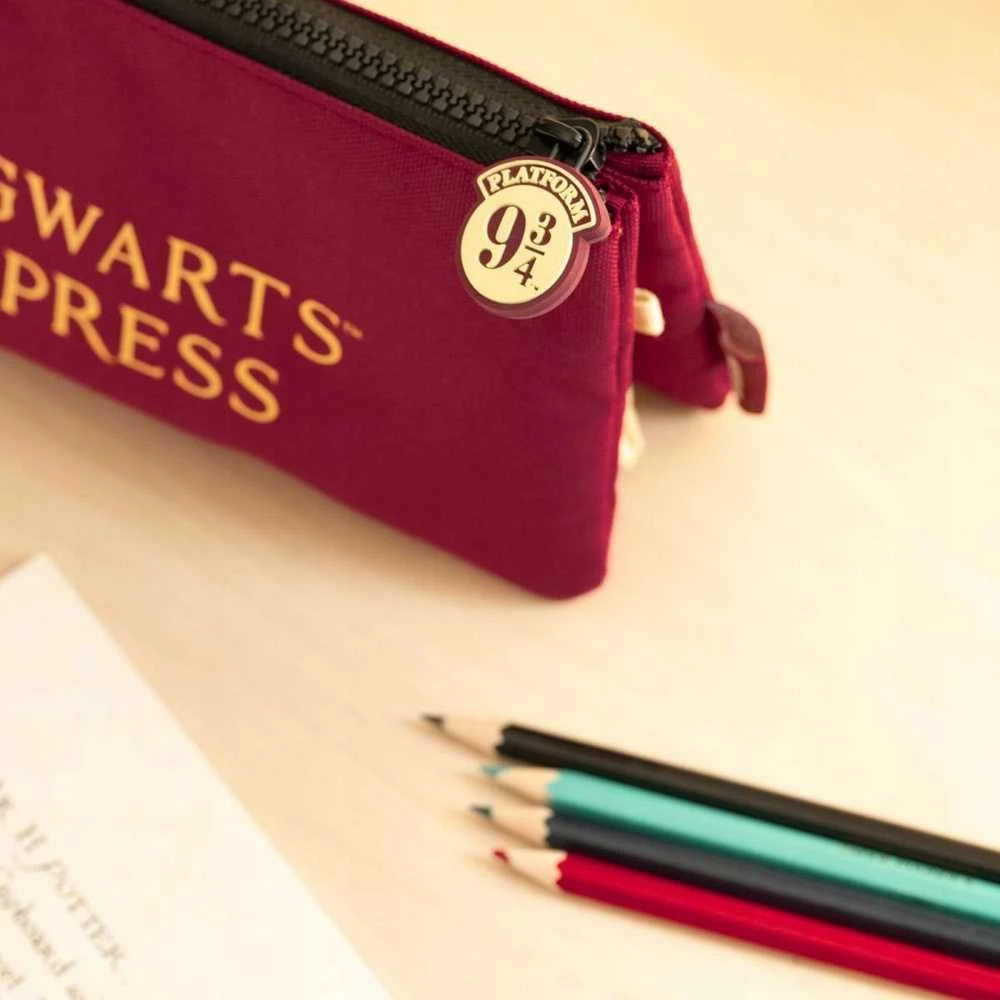 Harry Potter Haris Poteris - 3 skyrių Pieštukas dėklas platforma 9 3/4
