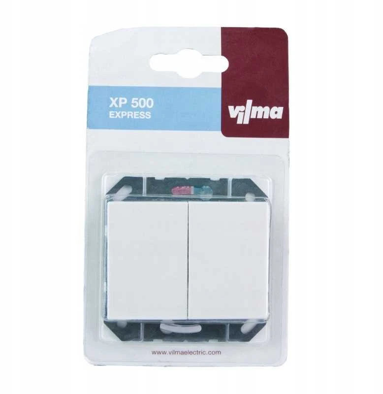 Jungiklis VILMA XP500, 2 klav., baltos spalvos