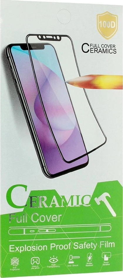 iLike Topt Apsauginis stiklas HARD CERAMIC skirtas Apple iPhone 13/13 PRO/16E juodas