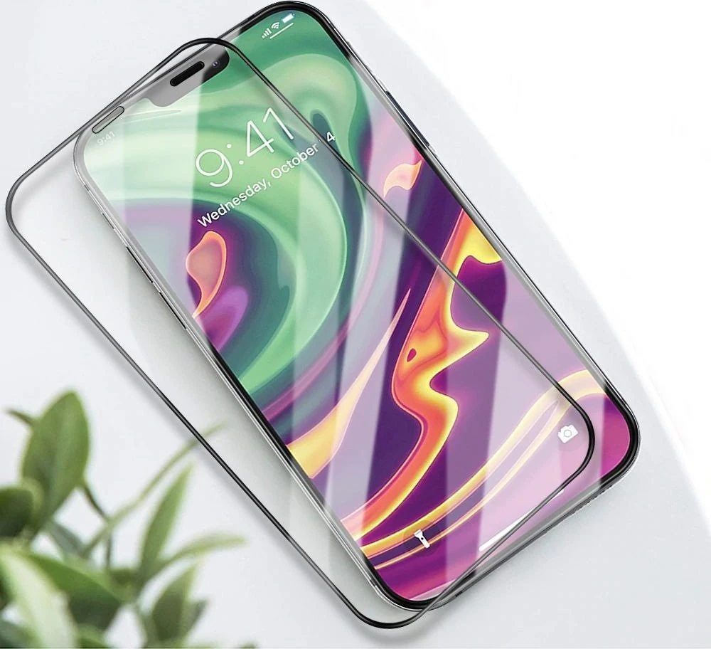 iLike Topt Apsauginis stiklas HARD CERAMIC skirtas Apple iPhone 13/13 PRO/16E juodas