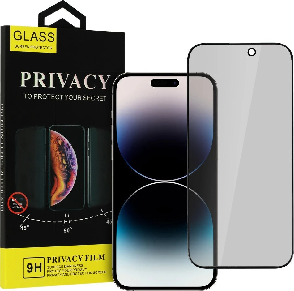 iLike Topt Apsauginis stiklas Privacy Glass skirtas Samsung Galaxy A34 5G Juodas
