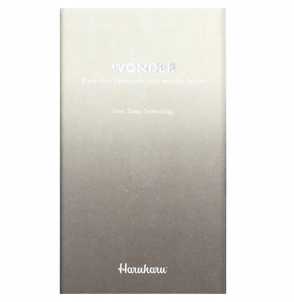 Haruharu Wonder Juodas Rice Hyaluronic Anti-wrinkle Serum drėkinantis veido serumas nuo raukšlių, 50 ml