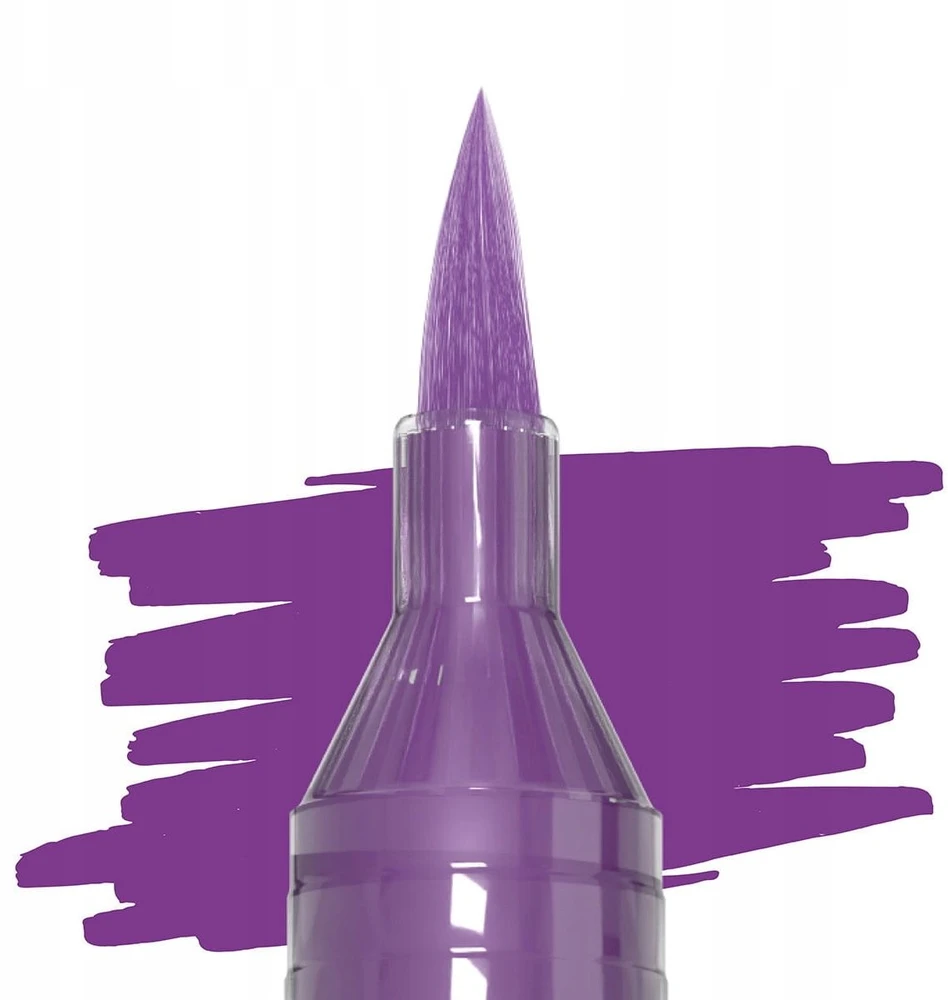 AK Interactive PURPLE akrilinis dažų žymeklis su teptuko galiuku