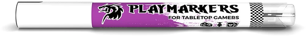 AK Interactive PURPLE akrilinis dažų žymeklis su teptuko galiuku