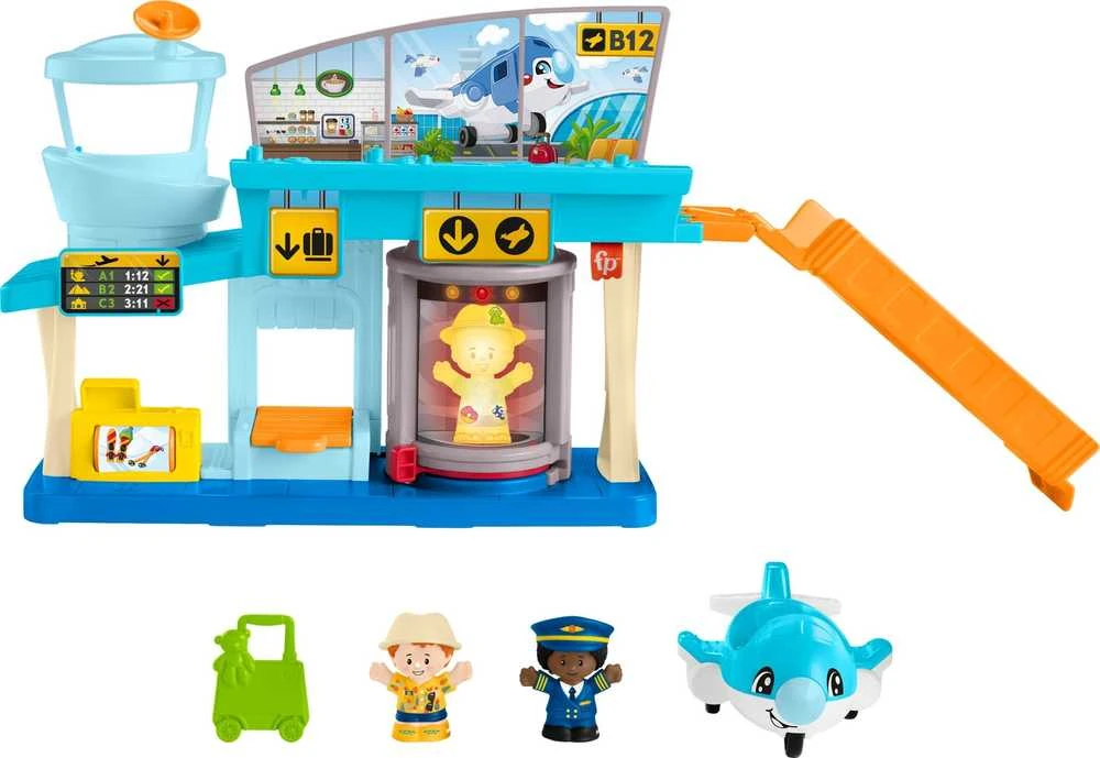 „Fisher-Price“ mažylių žaidimų rinkinys „Kasdieniai nuotykiai“ oro uoste (HTJ26)
