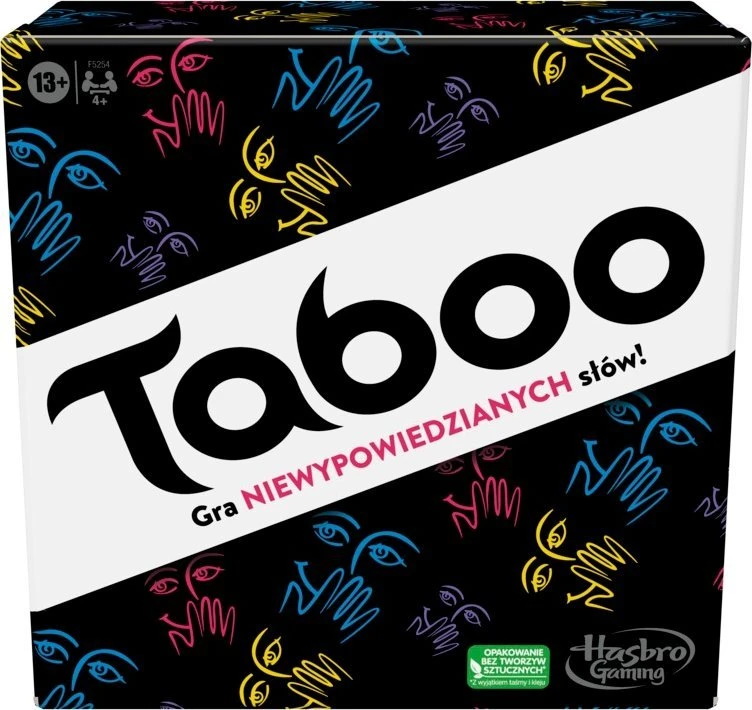 Hasbro „Taboo“ vakarėlių žaidimas (naujas leidimas) – atspėk žodį prieš laikrodį