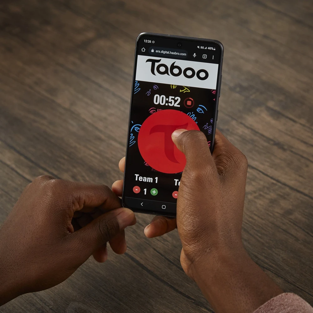 Hasbro „Taboo“ vakarėlių žaidimas (naujas leidimas) – atspėk žodį prieš laikrodį