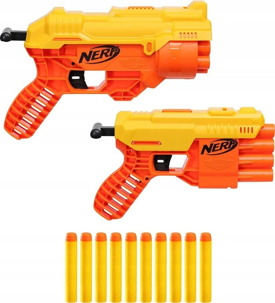 Hasbro NERF ALPHA STRIKE FANG QS-4 ir COBRA RC-6 + 10 strėlių HASBRO E8872