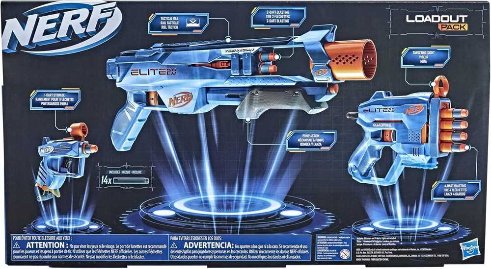 Hasbro *****NERF Elite 2.0 Loadout 3pcs F4178 /4