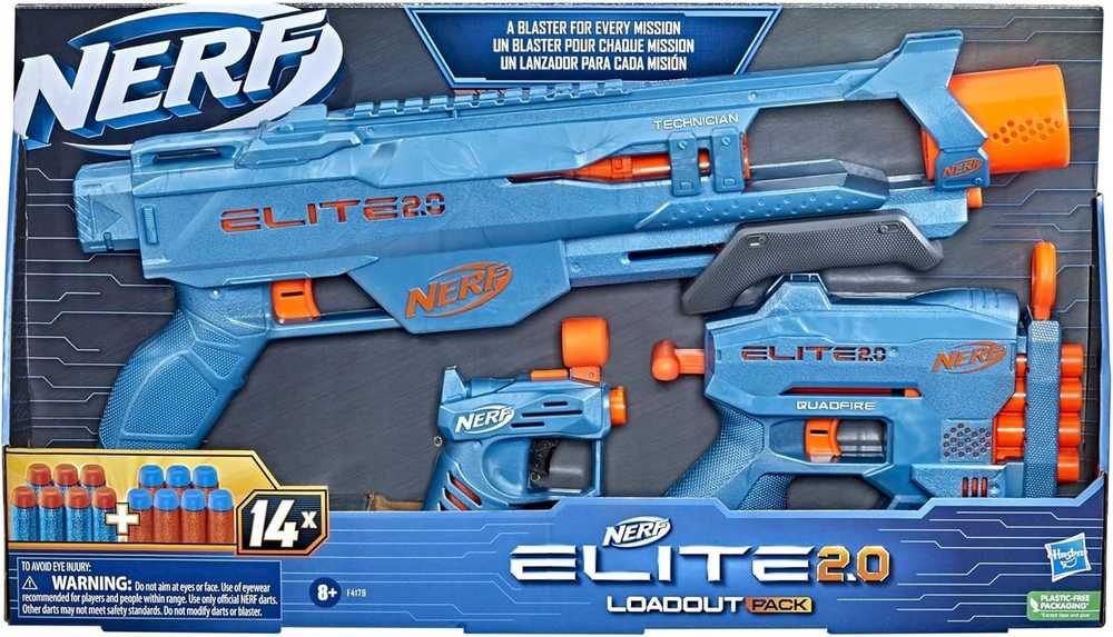 Hasbro *****NERF Elite 2.0 Loadout 3pcs F4178 /4