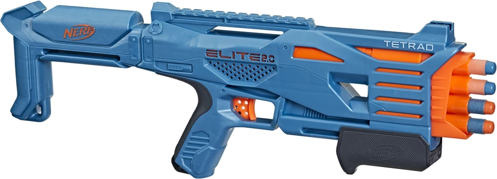 Hasbro Šautuvas Nerf Elite 2.0 Tetrad QS 4 F5025