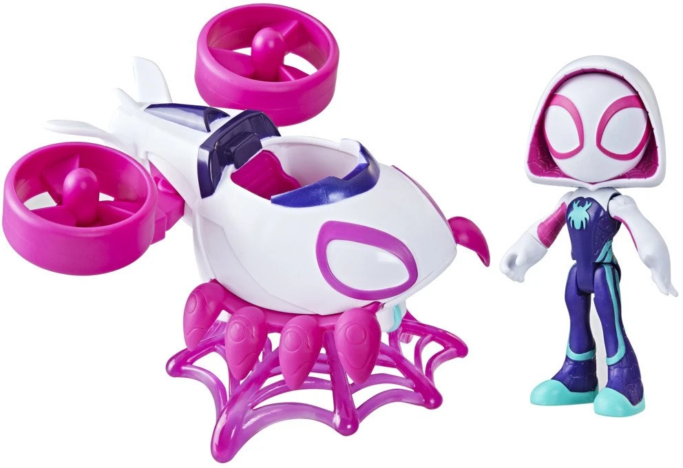 Hasbro *****SPD Spidey Ghost Spider+pojazd F7456