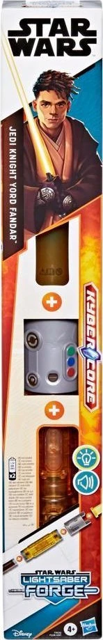 REKLAMA „Žvaigždžių karų“ džedajaus Yord Fandar šviesos kardas F9506 HASBRO
