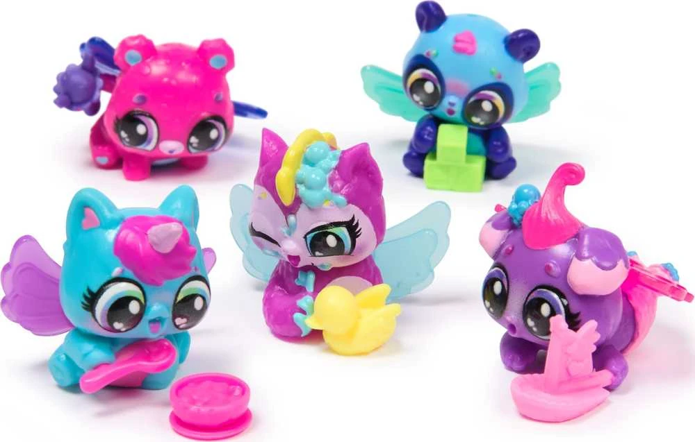 Žaislinių figurėlių rinkinys Hatchimals Alive Neon Rainbow Carton