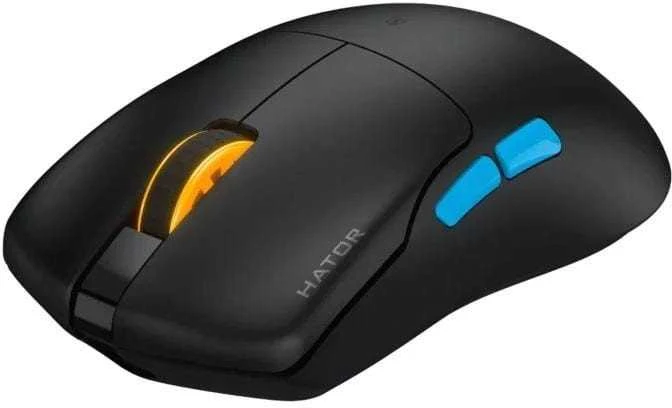 Pelė Myszka žaidimams Hator Pulsar3 Pro Wireless 3 HTM640 su laidu 30000 dpi optinė juoda