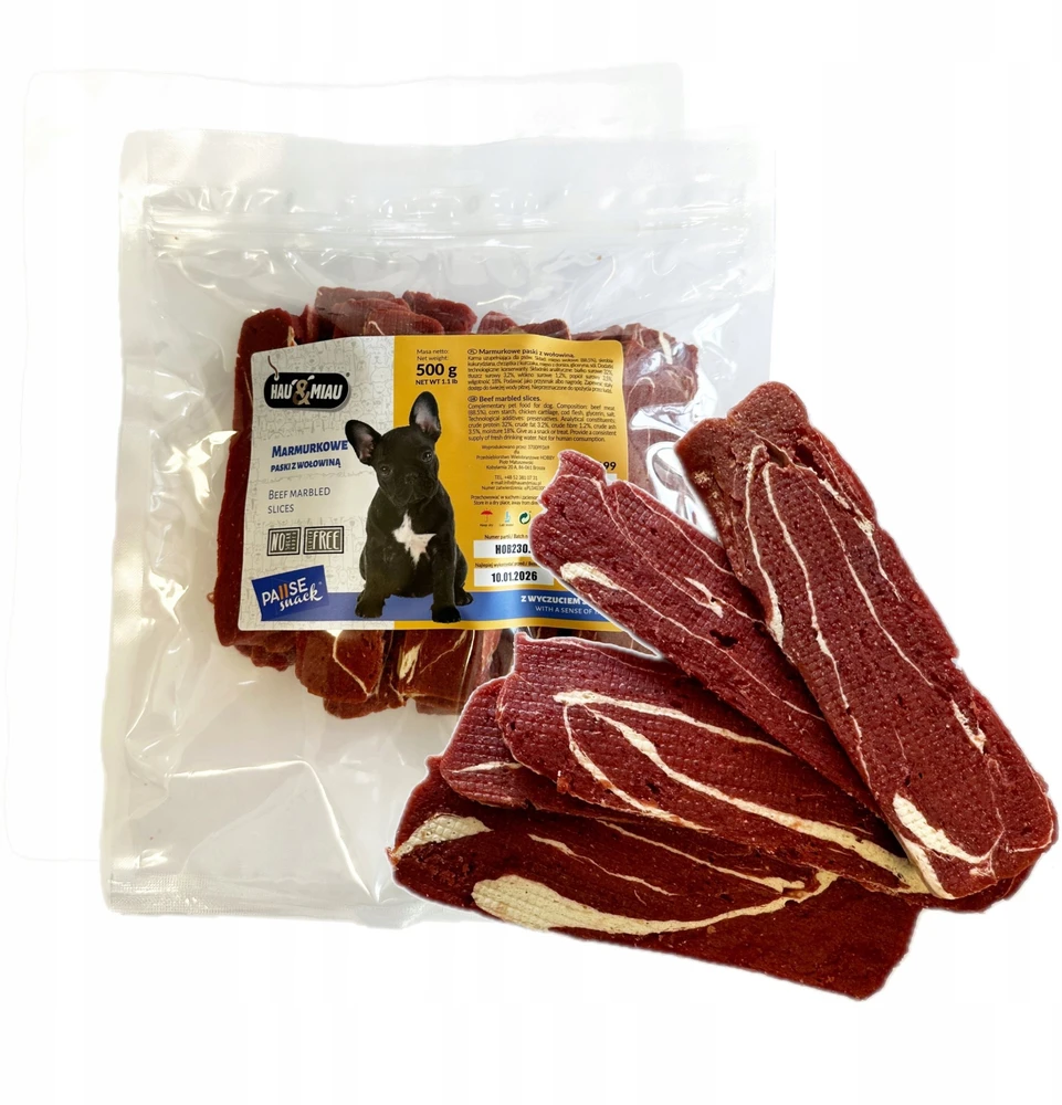 Hau&Miau marmurinės jautienos plokštelės 500g