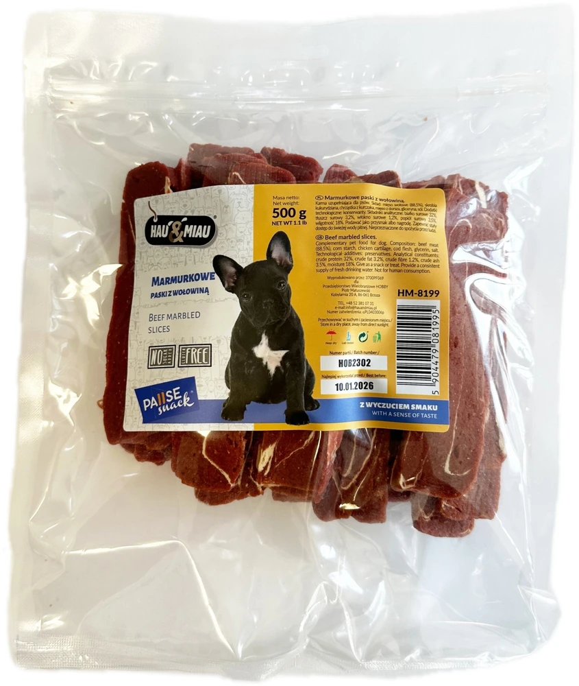 Hau&Miau marmurinės jautienos plokštelės 500g