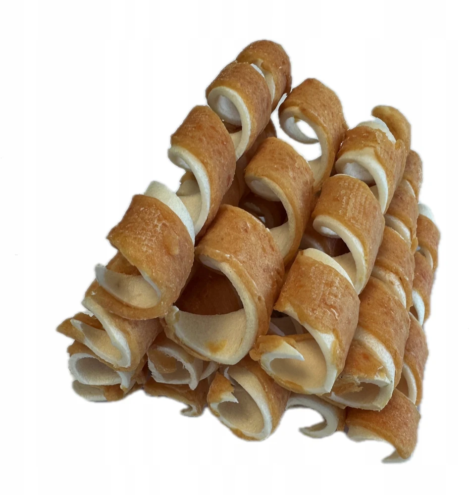 Hau&Miau Pausesnack šunų skanėstas, susukti ritinėliai su vištiena, 500g