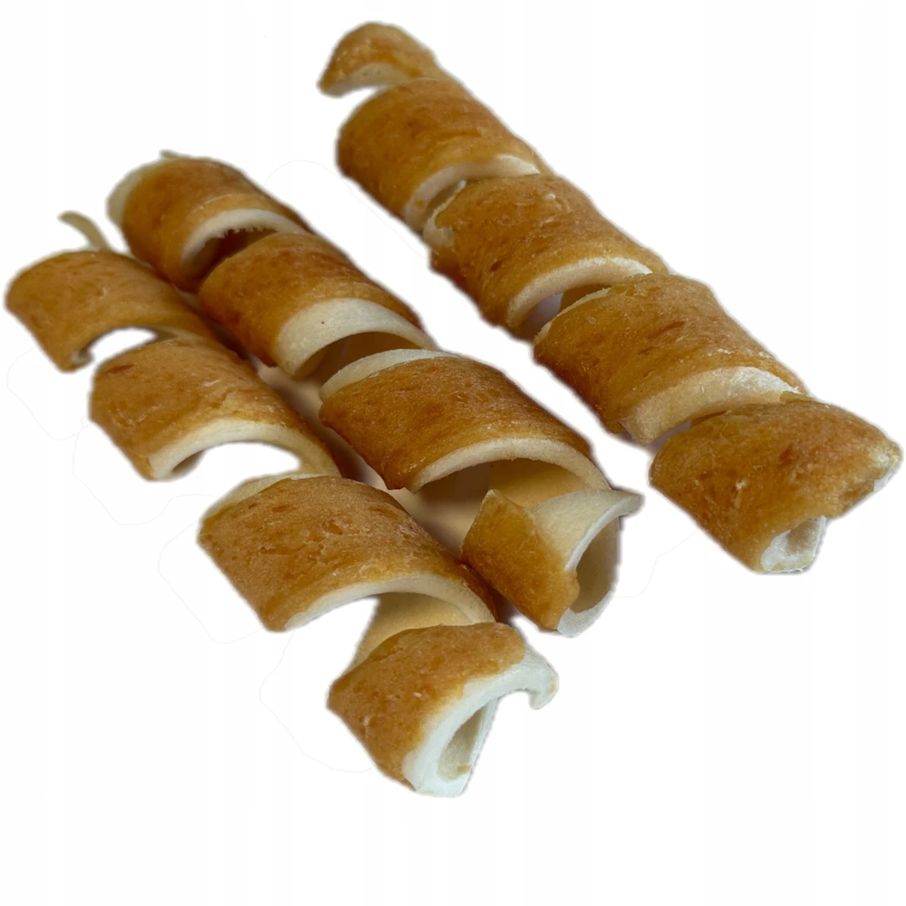 Hau&Miau Pausesnack šunų skanėstas, susukti ritinėliai su vištiena, 500g