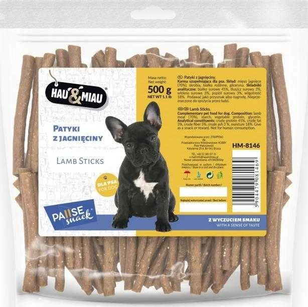 Hau&Mau Hau&amp;Miau ėrienos lazdelės 500g