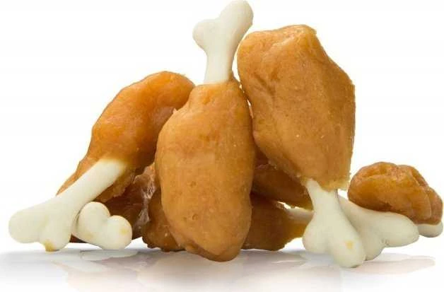 Hau&Miau Pauzės užkandis šuniui, odos lazdelė, apvyniota vištiena, 1kg