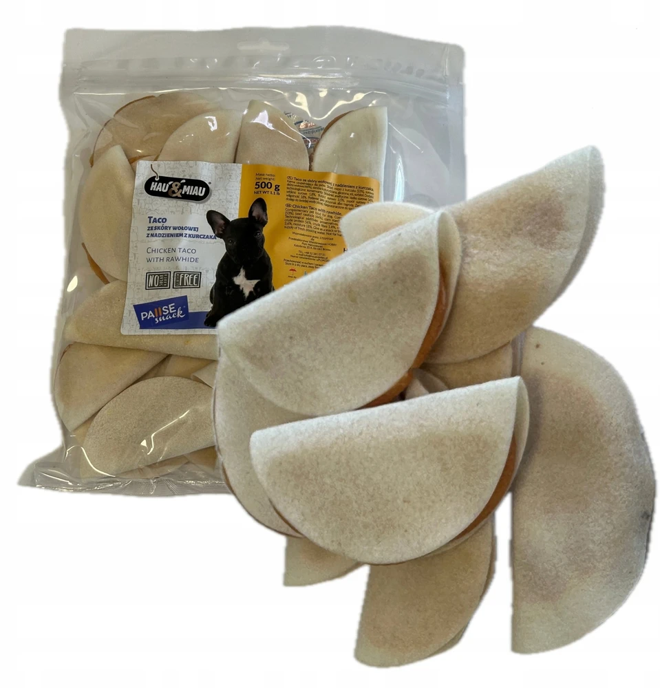 Hau&Miau Vištienos tako su žaliamine oda 500g