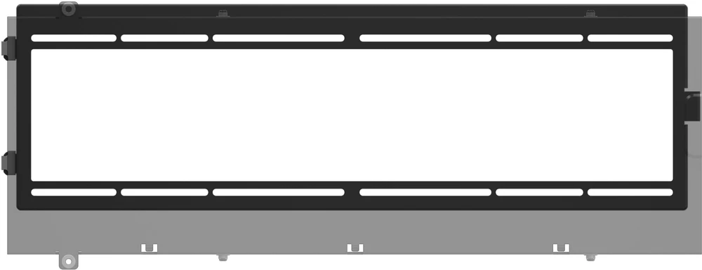 HAVN HS 420 Fan Brackets for 360 mm Radiators – juodos spalvos