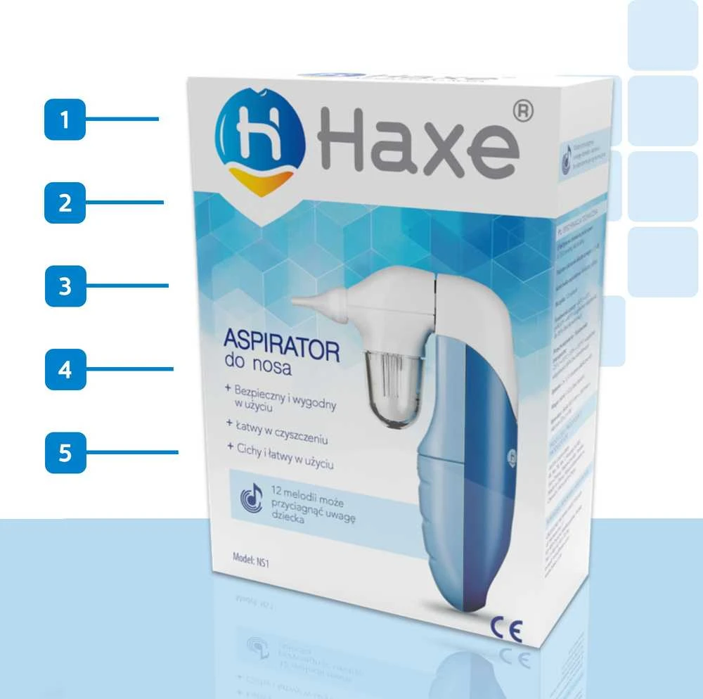 Haxe elektrinis nosies aspiratorius NS1