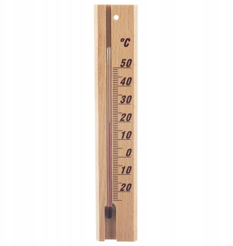 Haxe Orion Medinis termometras 20 cm - vidaus ir lauko temperatūros matavimui