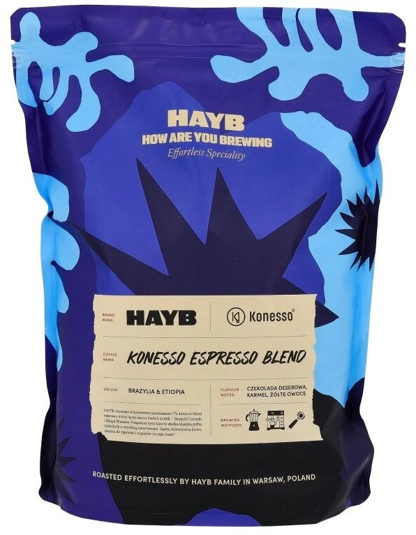 Kavos pupelės HAYB Konesso Espresso Blend 1kg
