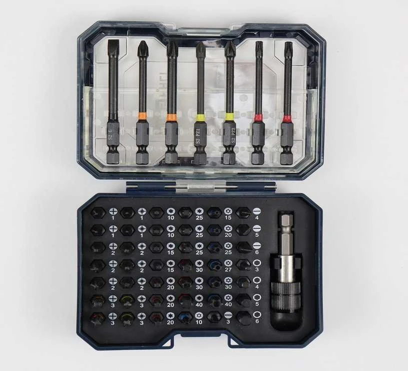 Hazet IMPACT SCREWDRIVER BIT SET HAUSHALT 50PC