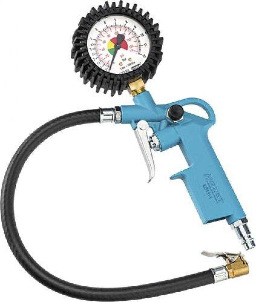 Hazet padangų manometras 0–12 bar su 400 mm žarna 9041-1