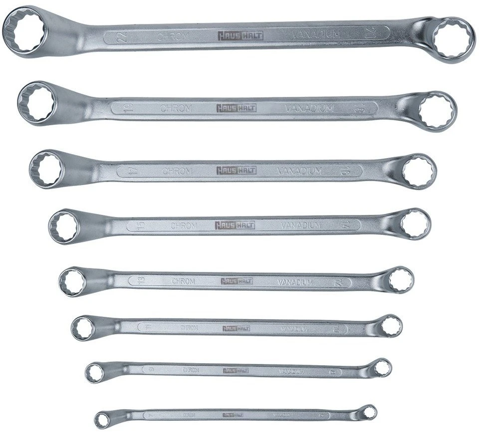 Hazet RING SPANNER SET HAUSHALT 8 PCS CR-V
