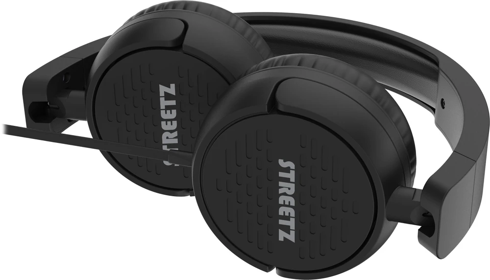 HC210 ausinės STREETZ, mikrofonas, garsumo reguliavimas, USB-C, juodos / HC210-BLK / 6612120