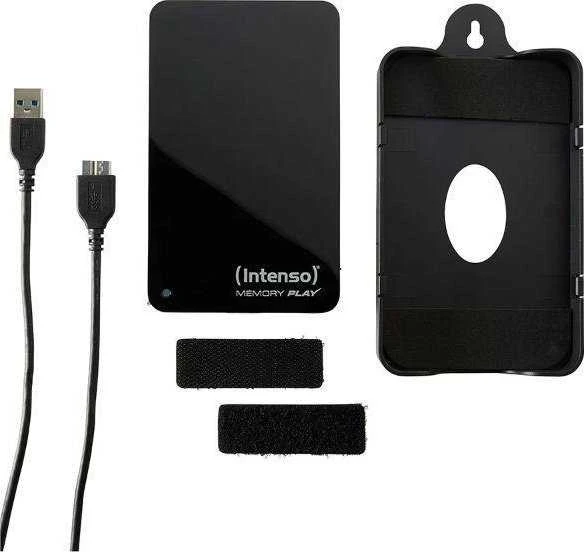 „Intenso Memory Play“ 2 TB, išorinis kietasis diskas - juodas, išorinis, USB-A 3.2 Gen 1 (5 Gbit/s)