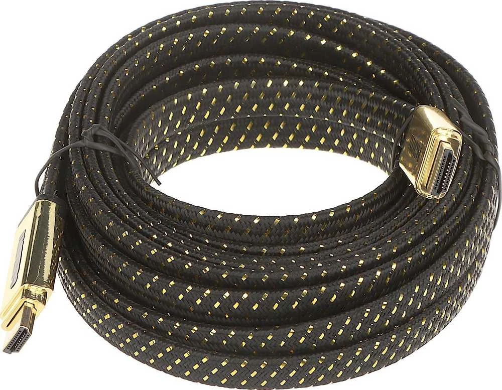 5m HDMI laidas su auksinėmis jungtimis