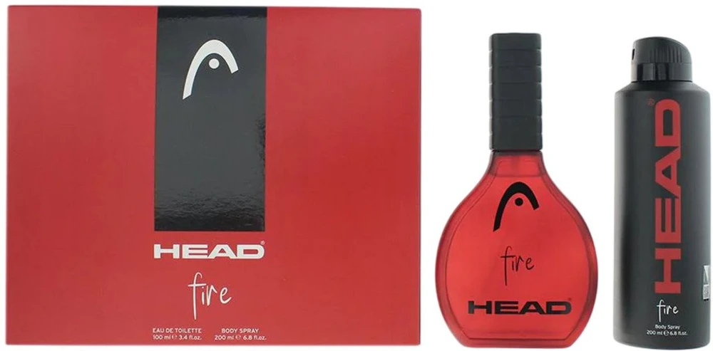Set Head: Fire Eau De Toilette For Men, 100 ml + Fire Dezodorantas Purškiklis For Men, 200 ml