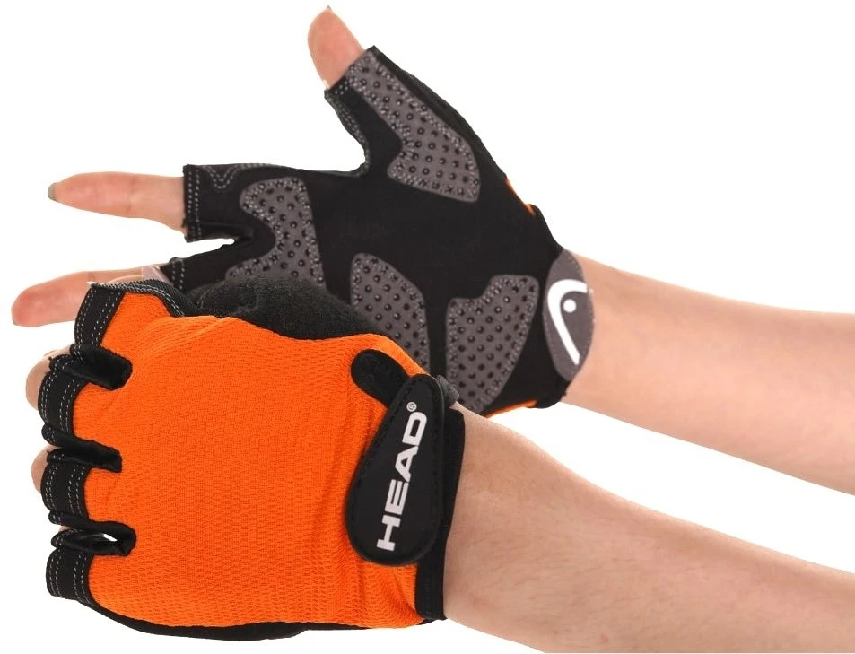 Head Fitness rękawiczki M, juoda-oranžinė (HA104-M)