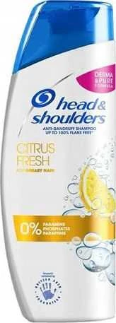 Head&Shoulders „Head & Shoulders“ citrusinių vaisių gaivumo plaukų šampūnas, 400 ml