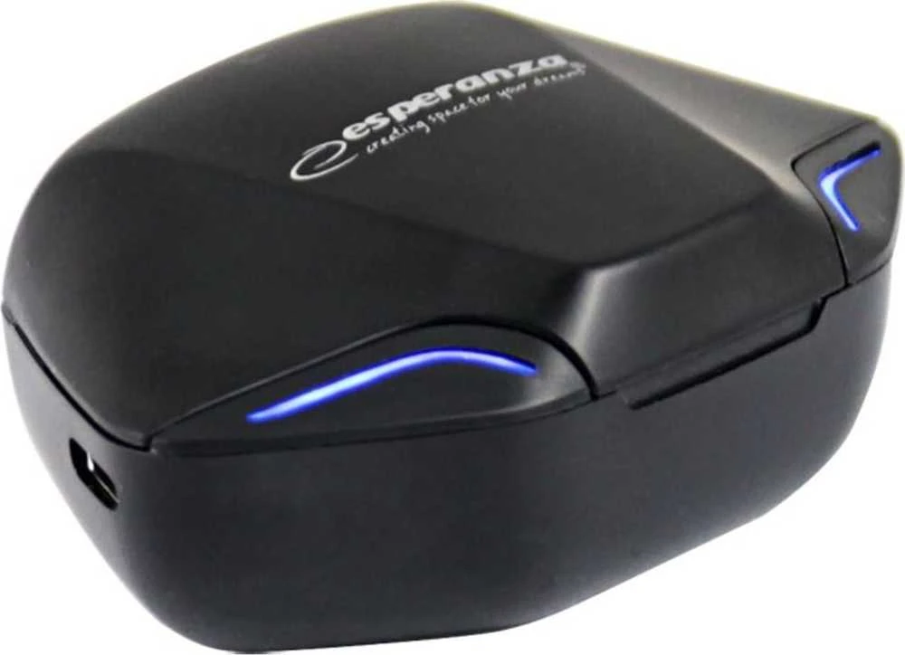 Belaidės Ausinės - Esperanza EH231K Bluetooth 5.0 Ausinės su Mikrofonu Juodos